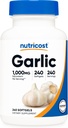 Nutricost, 1000 mg, 240 Softgels - Odorless, Premium Gluten Free Supplement