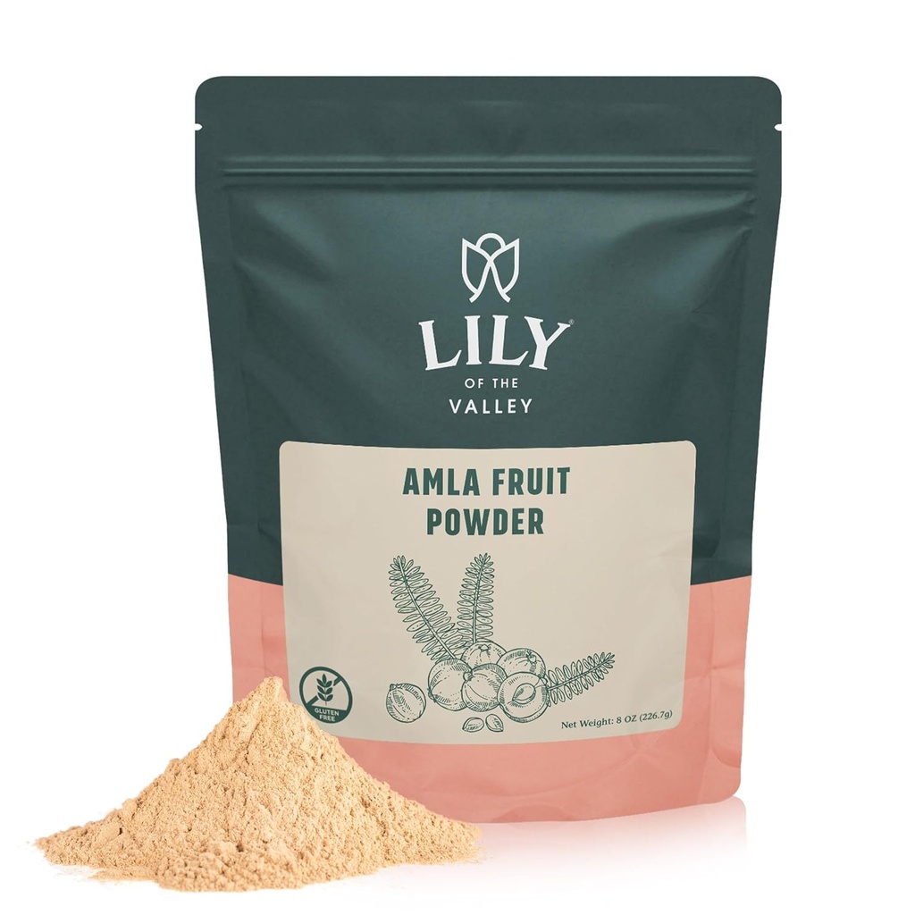 Vadi Amla Berry Toz (Amalaki) - Yemek ve Güzellik Bakımı için ideal - Antioksi ve C vitamini - Doğal, Vegan & Gluten-Free - Resealable Pouch (16oz, 453g)