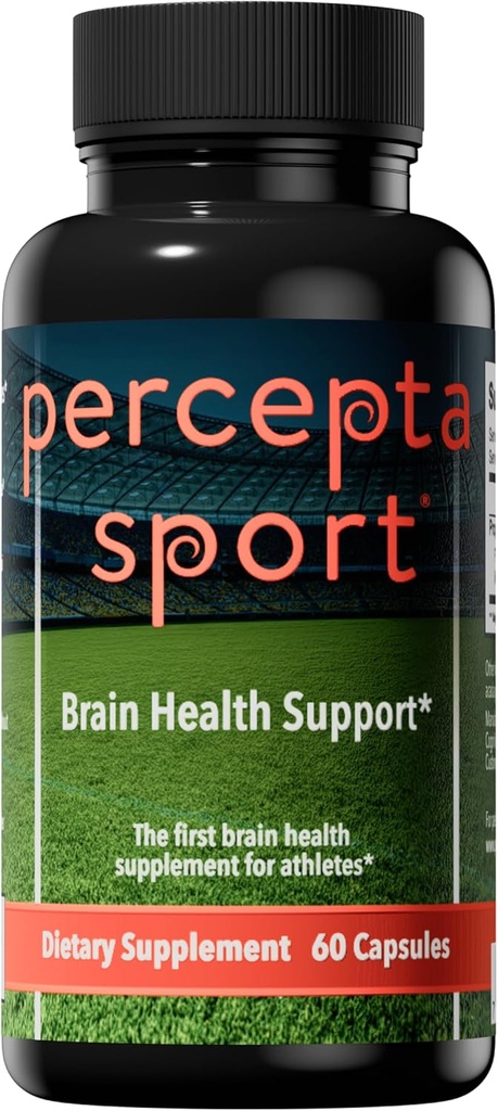 Percepta Sport Brain Supplement για αθλητές - Natural Plant-based Brain Health Supplement - Ενισχύει την απόδοση, την εστίαση, τη συγκέντρωση και την ενέργεια - 30 ημέρες προσφοράς