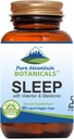 Organik Valerian, Chamomile, Passion Flower, Skullcap, Melatonin, Hops & More - 60 Vegan Capsules