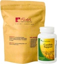Rachel's Tea and Candida Support: 30 Day Supply Turmeric, Wild Yam, Ginger, Peppermint, Fennel, Terpery Elm + Candida Support Capsules