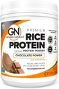 Doğals Organik Premium Rice Protein Toz, Çikolata Gücü, Non-GMO, Vegan, 16.8 Ounce