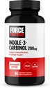 FORCE FACTOR Indole 3 Carbinol 200 mg Detox ve Antioxy Supplement, Antioksis, Klinik olarak Studied Dose, Vegan, No Gelatin, 60 Capsules