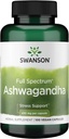 Swanson Ashwagandha συμπλήρωμα σκόνης - Ashwagandha Root & Aerial Parts - Προάγει το άγχος ανακούφιση & ενέργεια - Ayurvedic συμπλήρωμα για τη φυσική ευεξία (100 κάψουλες, 450mg το καθένα)