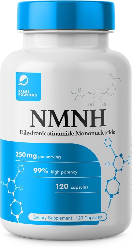 NMNH: Dihidrnicotinamid Mononüotid (120 Capsules) NAD+ Destek NR NAD Supplement