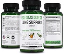Sibirya Green Lung Support Kompleksi 60 Capsules - Geleneksel Formula Supplement Rich in Quercetin, Citrus Bioflavonoids, Pine Bark