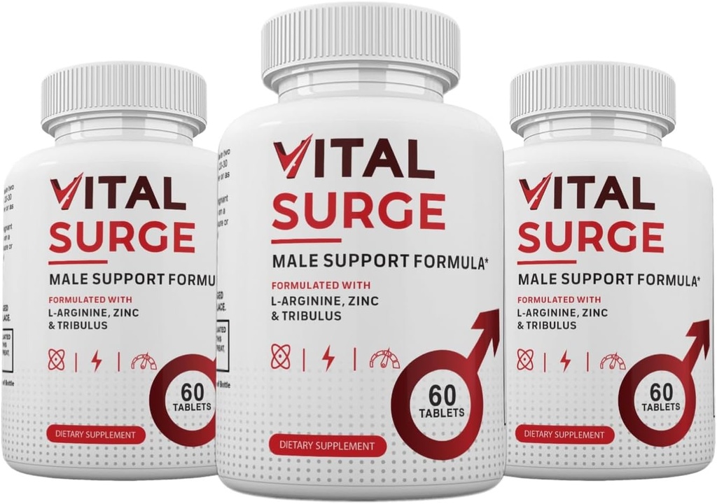 Zonata (3 Pack) Vital Cerrah Pills, Vital Cerrah Erkek Tamam Gelişmiş Formula, 180 Count