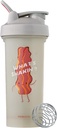 BlenderBottle Just for Fun Classic V2 Shaker Şişe Perfect for Protein Shakes and Pre Workout, 28-Ounce, What's Shakin''
