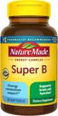 Doğa Super B Enerji Kompleksi, Beyin Hücre Fonksiyonlar Desteği için Diyetsel Supplement, 60 Softgels, 60 Day Supply