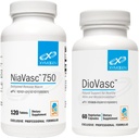 XYMOGEN NiaVasc 750 Sustained release Niacin (120 Tablet) + DioVasc Sağlıklı Veins + Micocirculation (60 Capsules)