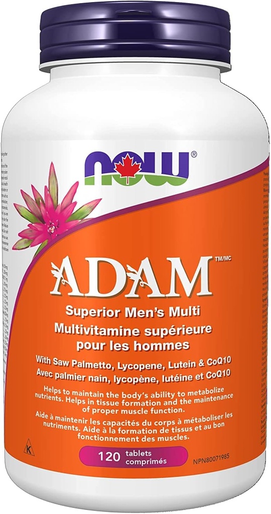 Τώρα τρόφιμα Adam Men's Multi 2 / Ημέρα 120Tab, 120 CT