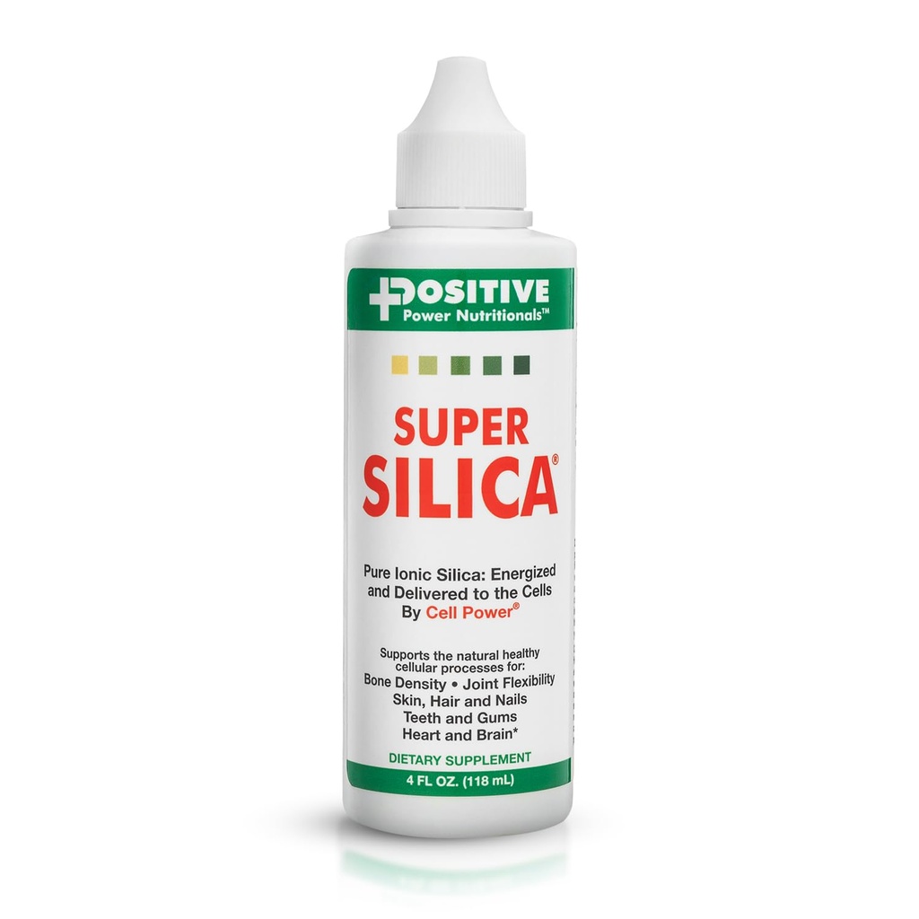 Pozitif Güç Beslenmeleri Super Silica Supplements (4oz) - Silica Mineral Supplements - Silica Liquid Supplement | Sıvı Silica with Collagen Boosting Silikon | Silica Supplements for Hair growth