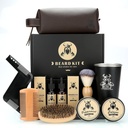 Erkekler için Ayıd Kit Hediyeleri, Baba'nın Günü Doğum Günü Hediyeleri O, Grooming & Trimming Tool Complete Set, Beard Care Kit with 2 Beard growth Oil/Balm/Brush/Comb/Shaving Soap/Cup&Storage Bag