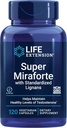 Life Extension Super Miraforte with Standardized Lignans, chrysin, Nettle Root, Muira puama, maca, çinko, Focused Formula for testosteron Faydaları, Vegetarian, Gluten-Free, Non-GMO, 120 Capsules