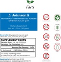 Gut Lactobacillus Johnsonii Probiyotik Toz 100 Milyar cfu'nun | No Katkılar | Üreticiden Doğrudan | Üçüncü Partili Depolama | Immune Support | L. Johnsonii | 30 Grams (1.05 Oz)