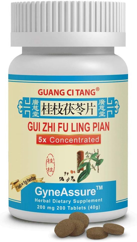 Guang Ci Tang - GUI Zhi Fu Ling Pian (GyneAsureTM) - Συσκευασία 12 φιαλών