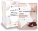 TRYALL Plant Based Pea Protein Toz Isolate (22g of protein) Seyahat Sachets (Cocoa Milk, 10 Packs)