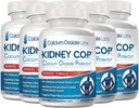 KIDNEY C.O.P. Oxalate Protector Ασβέστιο 120 κάψουλες, Παιδική υποστήριξη για το ασβέστιο Oxalate κρύσταλλα, βοηθά σταματά την επανάληψη των λίθων, ισχυρότερη από Chanca Piedra Ston Breaker συμπληρώματα, 6 Pack