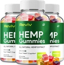 Reviv Hemp - Hemp Seed Extract RevivHemp Gummies Tinnitus Herbal Supplement, Health and Wellness Support, All Natural Reviv Gummy (3 Pack - 180 Gummies)
