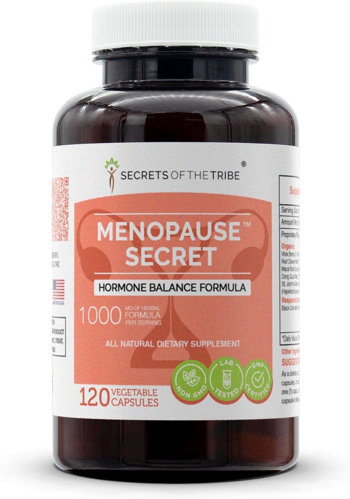 Μυστικά της Φυλής - Εμμηνόπαυση Μυστικό, Hormone Balance Formula, Βότανο συμπλήρωμα Blend (120 κάψουλες)