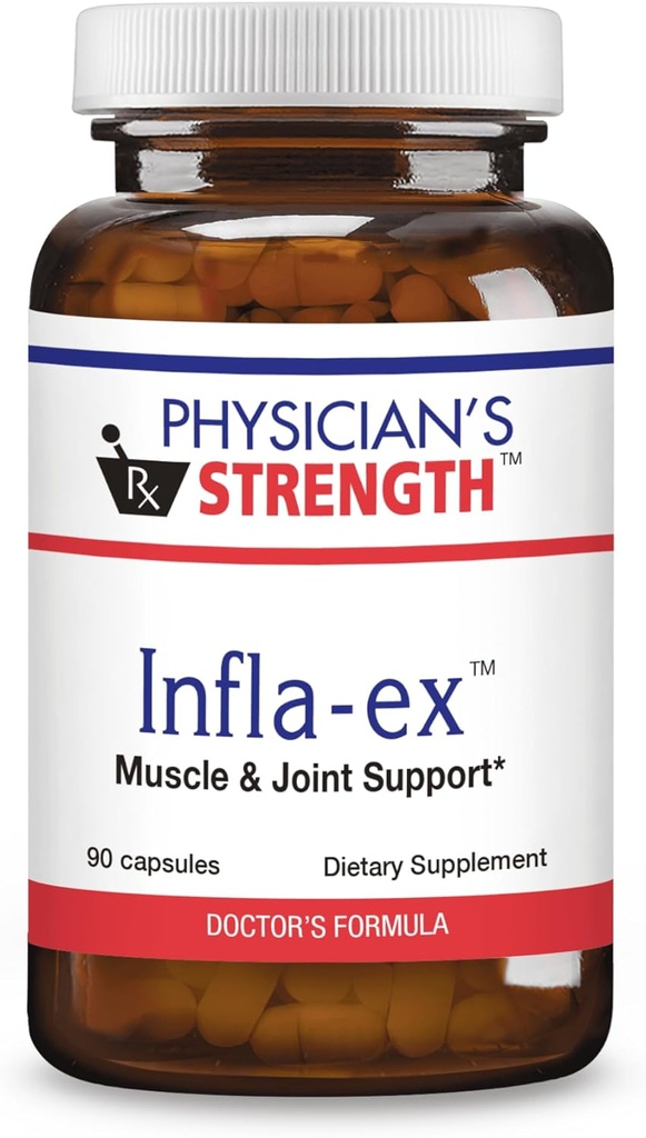 Doktorun Güçlü Infla-ex - 90 Capsules - Kas & Ortak Destek - Non-GMO - 45 Hizmet