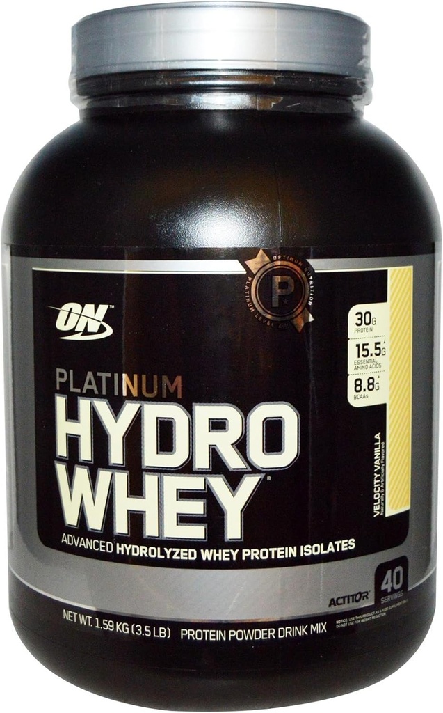 Βέλτιστη Διατροφή 100% Platinum Hydro Whey Velocity Vanilla 3,5lb Πρωτεΐνες