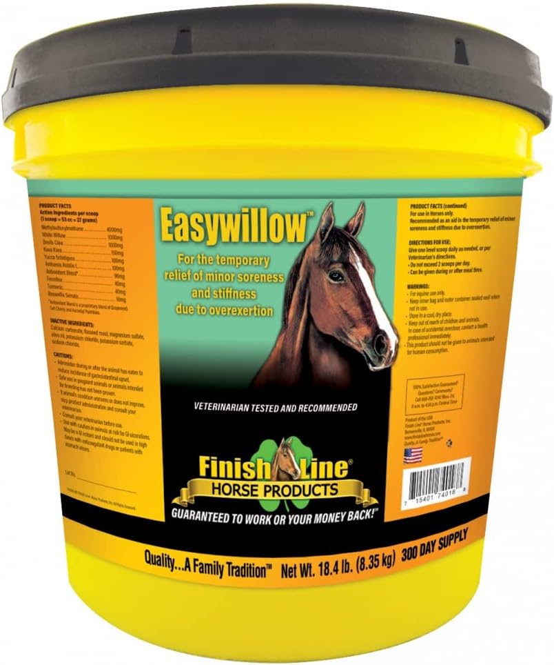 Τελειώστε τη γραμμή Easywillow Ιπποειδή Συμπλήρωμα Μέγεθος: 300 Ημέρα (18,4 lbs)