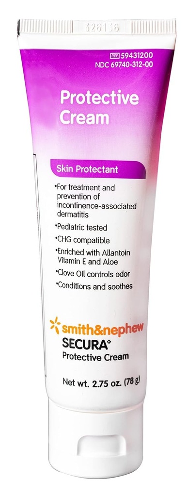 Smith & Ανιψιός Προστατευτικό Δέρμα Secura 2.75 oz. Κρέμα σωλήνα (# 59431200, πωλείται ανά κομμάτι)