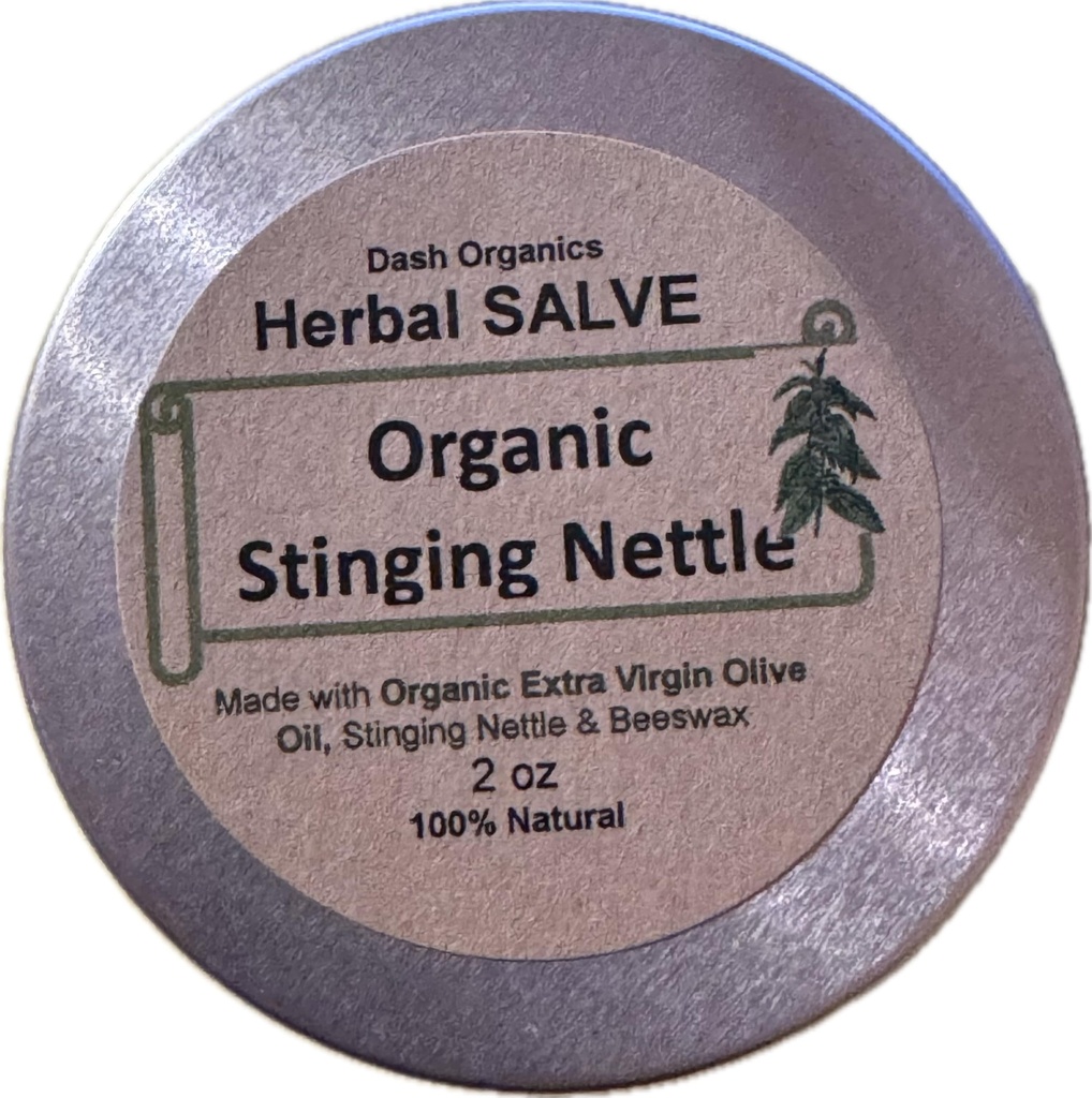 Organik Nettle Salve | 2oz | Yüzdesiz | Kimyasal ve Presevative Free