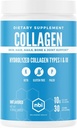 NBI Unflavored, Collagen Peptides Toz, Paleo- ve Keto Friendly, Tip I ve III Hydrolyzed Collagen, Amino Asits Supplement, Süt Free, Soy Free, Gluten Free
