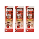 Emulsion de Escocia Cod Liver Oil Diyetary Supplement. Vitaminlerde Zengin, D, E ve B1. Cherry Flavoured. 6.5 Fl Oz / 192 mL. Paket 3