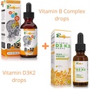 B Kompleks Vitaminleri + Vegan Vitamin D3 K2 Drops
