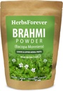 HerbsForever Brahmi Toz I 100% Pure Bacopa Monnieri I Natural Herbal Supplement – Non-GMO, Vegan, Gluten-Free I Supports Wellness – Premium Quality 454 GMS