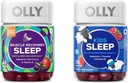OLLY Muscle Recovery Sleep Gummies with Tart Cherry, 40 Kont and Kids Sleep Gummy with Melatonin, Chamomile, 50 Kont