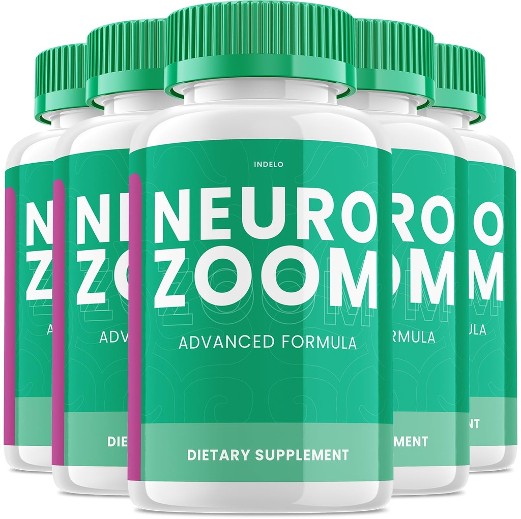 (5 Pack) Neuro Zoom Brain Boost Supplement, Neuro Zoom Advanced Memory Support Formula, Neuro Zoom Pills Nootropic, NeuroZoom Reviews (300 Κάψουλες)