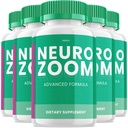 (5 Pack) Neuro Zoom Brain Boost Supplement, Neuro Zoom Advanced Memory Support Formula, Neuro Zoom Pills Nootropic, NeuroZoom Reviews (300 Κάψουλες)