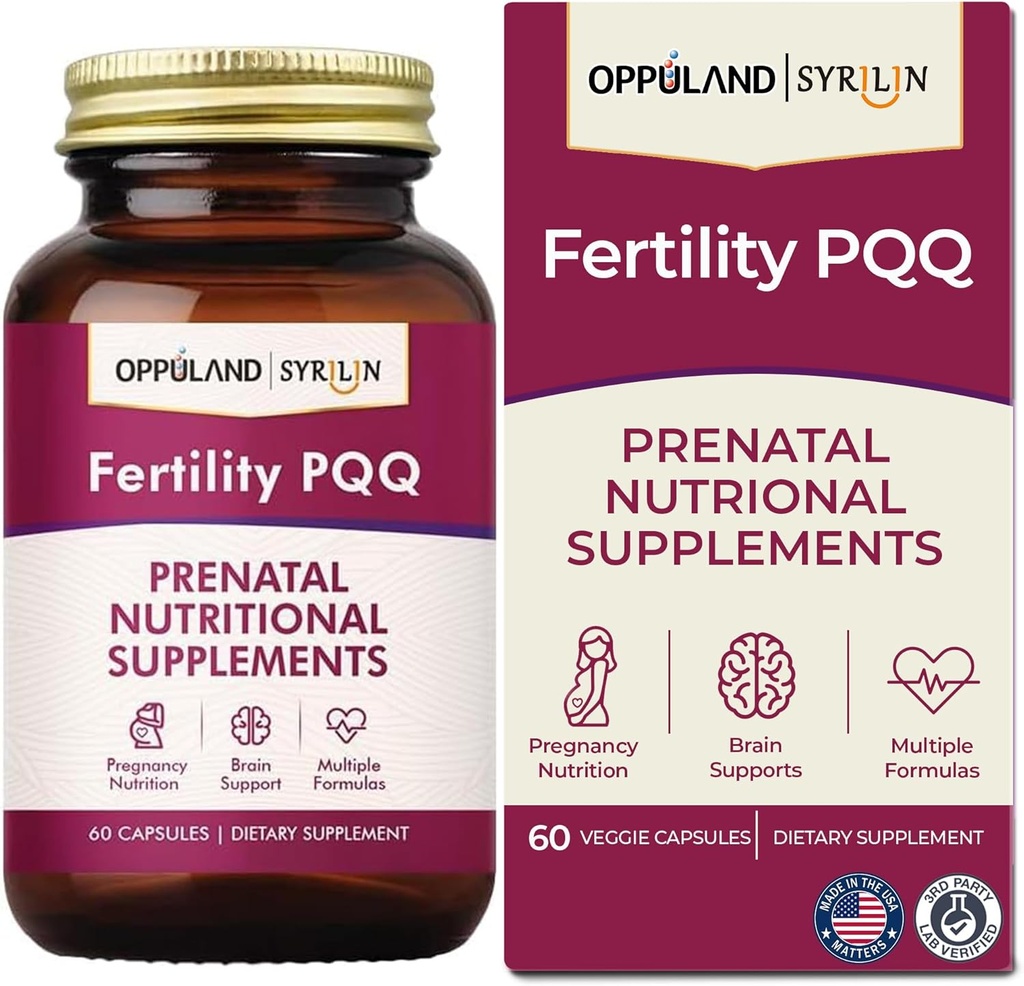 Ferttitude PQ-Prenatal Beslenme Supplements-Deprenatal Sağlık, Pregnancy Wellness-60 Capsules