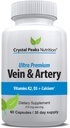 Συμπλήρωμα Vein & Artery - Συμπλήρωμα ροής αίματος με Ασβέστιο - Υποστήριξη κυκλοφορίας αίματος για άνδρες, γυναίκες - Κυκλοφορία και υποστήριξη βόας - 60 ct