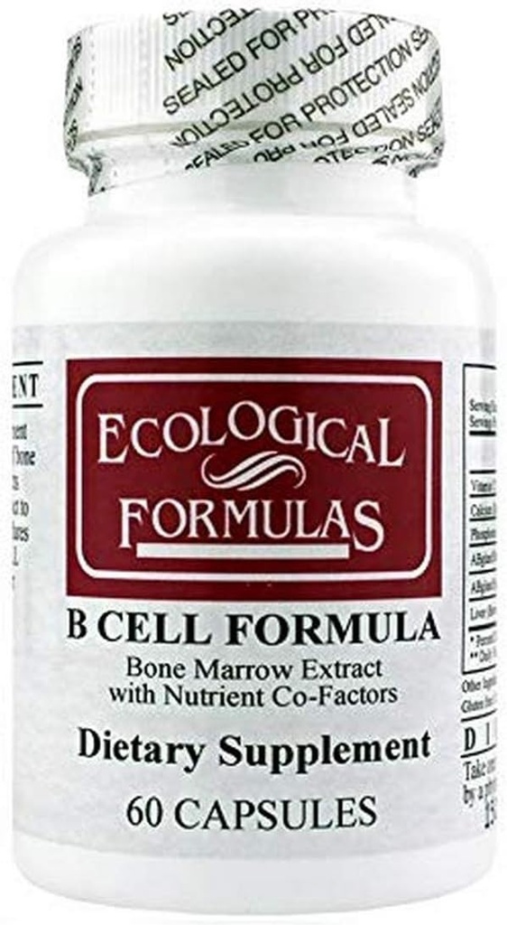Οικολογικές Φόρμουλες B Cell Formula, White, 60 Count