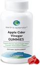 Dünya'nın Splendor Apple Cider Vinegar Gummies - 30 Kont - Vegan, Non-GMO, Gluten-Free - Supports Digestive Health, Detox, Immune System & Natural Energy - Lezzetli Flavor