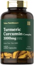 Turmeric Curcumin 3000 mg | 150 Capsules | Turmeric Supplement with Black Pepper Extract | Non-GMO, Gluten Free Herbal Kompleksi