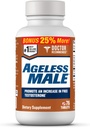 Ageless Male Free Testosterone Booster Supplement for Men, 76 Tablets