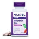 Natrol Hızlı Dissolve Melatonin 1 mg, Restful Sleep için Tamamlar, Yetişkinler için Uyku Desteği, 200 Strawberry-Flavored Melatonin Tabletleri, 200 Günlük Supply