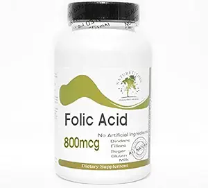 Folic Acid 800mcg - 200 Capsules - Katkı Yok - Doğatition Supplements