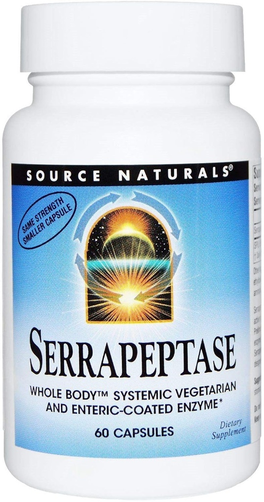 Serrapeptase Πηγή Naturals, Inc. 60 VCaps