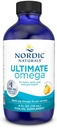 Nordic Naturals Ultimate Omega Liquid, Lemon Flavor - 4 oz - 2840 mg Omega-3 - Yüksek Yeterli Balık Petrol Tamamını EPA & DHA - Beyin ve Kalp Sağlığını Teşvik - Non-GMO - 24 Hizmet