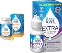 TheraTears Omega 3 συμπλήρωμα, 1200mg, 90 ct (πακέτο του 1) & Extra ξηροφθαλμία θεραπεία Λιπαντικές σταγόνες ματιών για ξηρά μάτια, 0.5 fl oz μπουκάλι, 2 κόμης