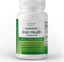 Advanced Brain Health Supplement with Alpha GPC, L-Θεανίνη, L-Γλουταμίνη για Μνήμη και Εστίαση - 90 Κάψουλες