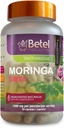 Betel Natural Premium Organik Kaynaklanmış Moringa Oleifera Capsules Amazing Flavonoids - hizmet başına 1500 mg