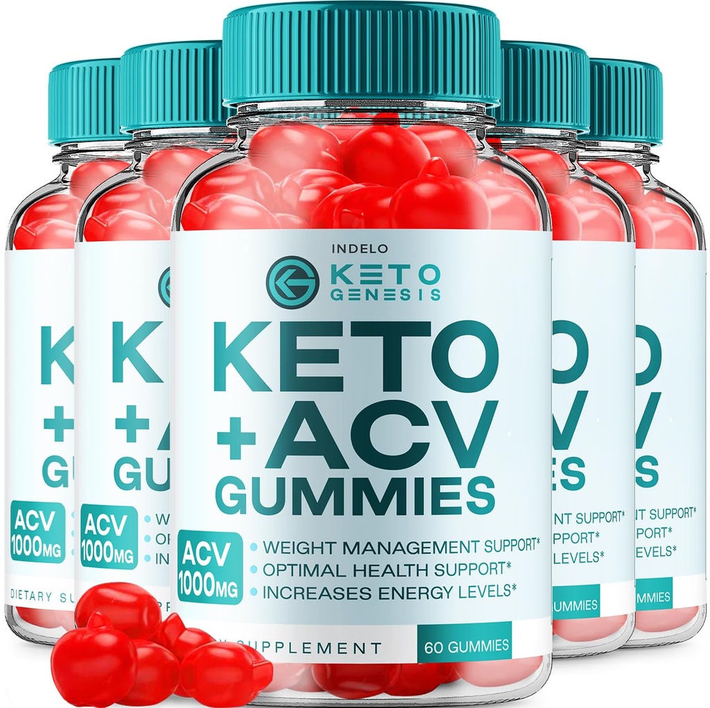 (5 Πακέτο) Keto Genesis ACV Gummies Advanced Gummies 1000mg, Genesis Keto + ACV Weight Management Gummies Apple Cider Vinegar Genesis ACV Gummies Συμπλήρωμα διατροφής Genesis Gummies Κριτικές (300 Gummies)